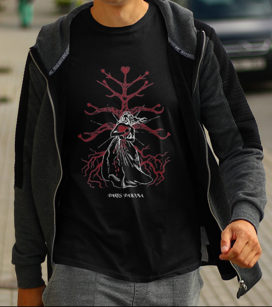 Paris Paloma The Fatal Flaw Heart Tree T-Shirt