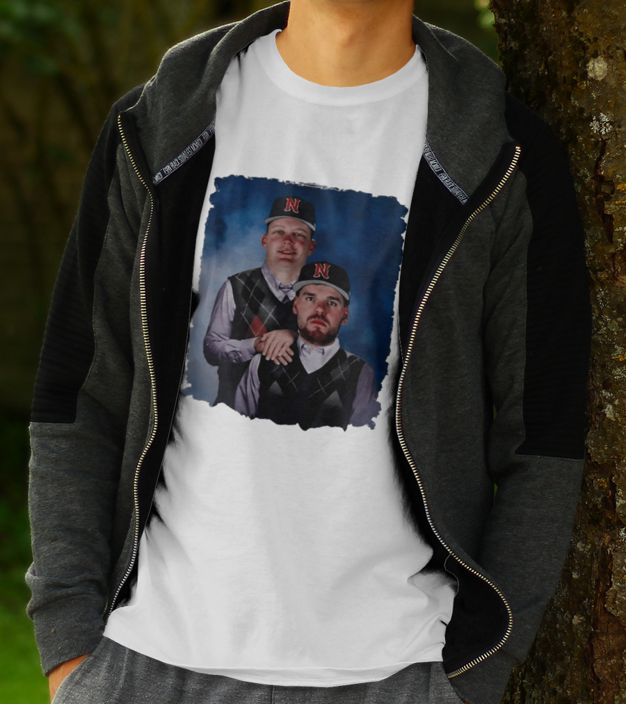 Brock Wilken And Luke Step Brothers N Cap Baseball T-Shirt
