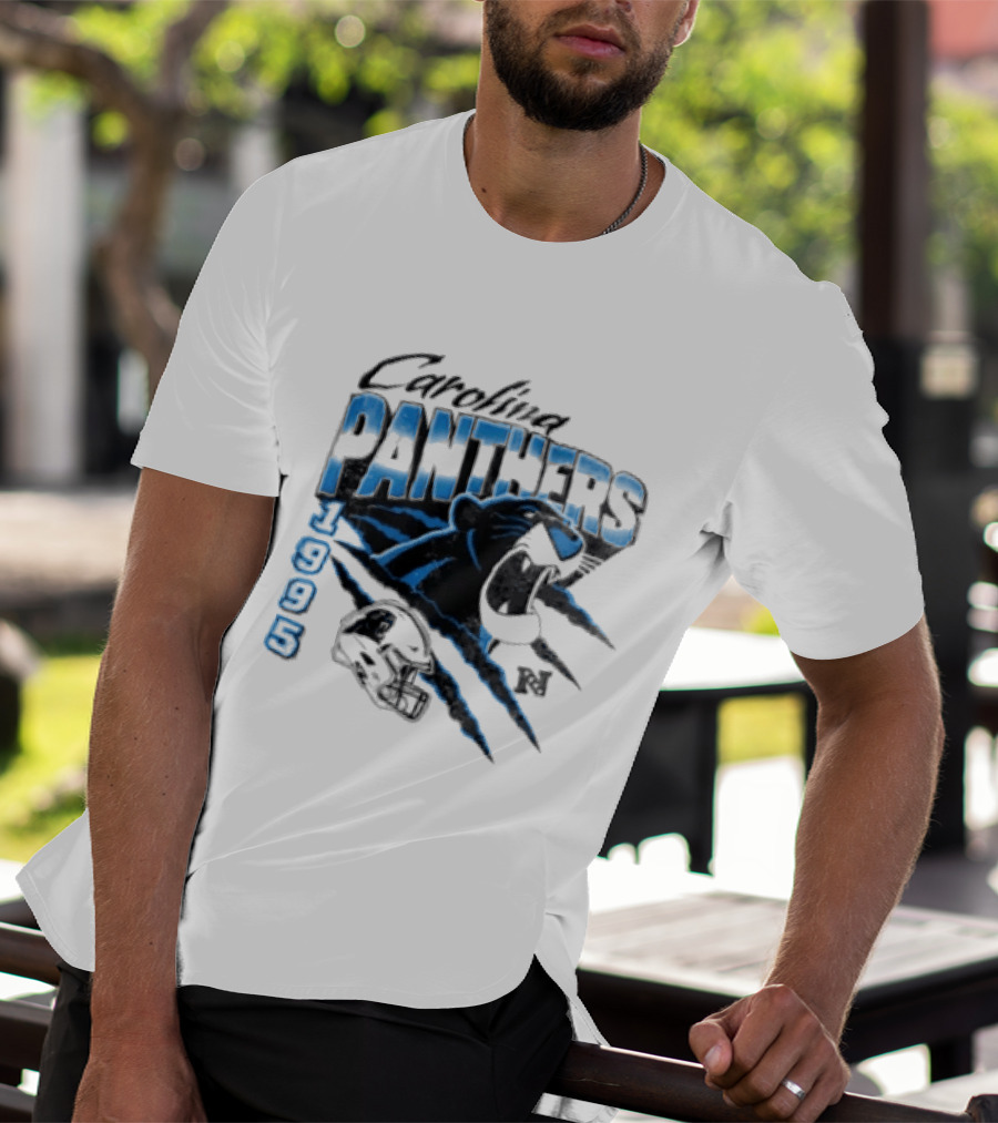 Carolina Panthers 1995 Bagheera All Star Scratch Claws T-Shirt