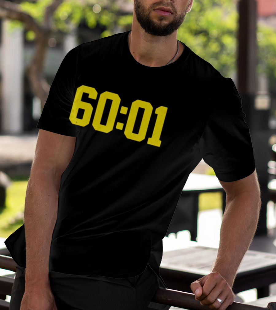 Michigan Wolverines 60 01 Sports Team Victory Time Code T-Shirt