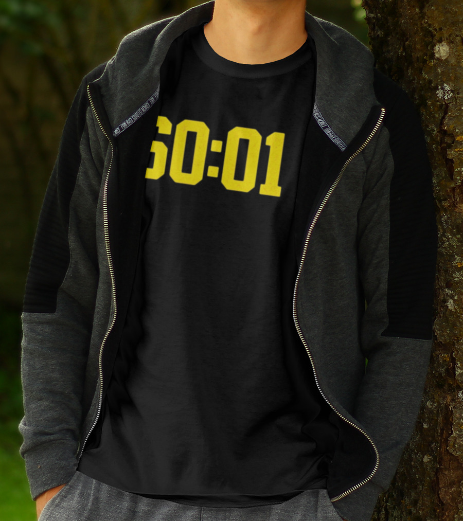 Michigan Wolverines 60 01 Sports Team Victory Time Code T-Shirt
