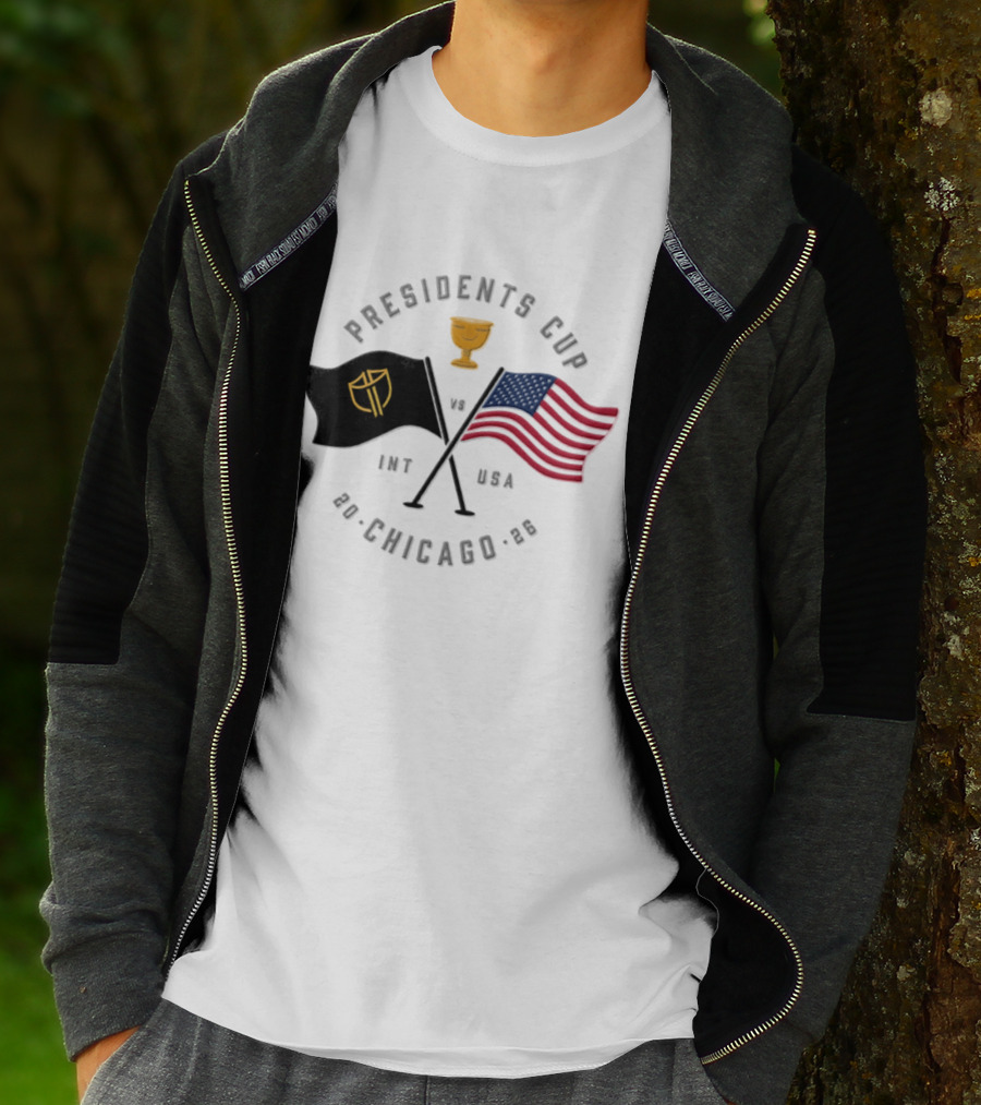 Presidents Cup Int Vs USA Chicago 2026 Golf Tournament T-Shirt