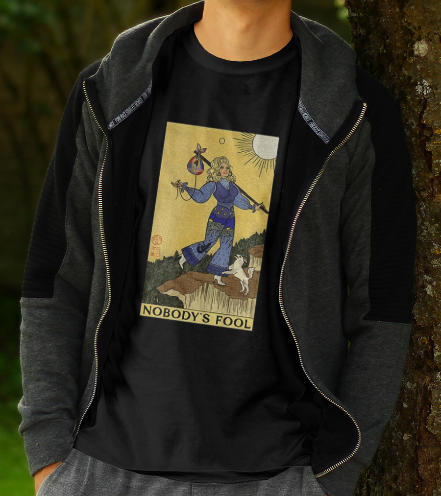 Dolly Parton Nobody's Fool Tarot Card Sun T-Shirt