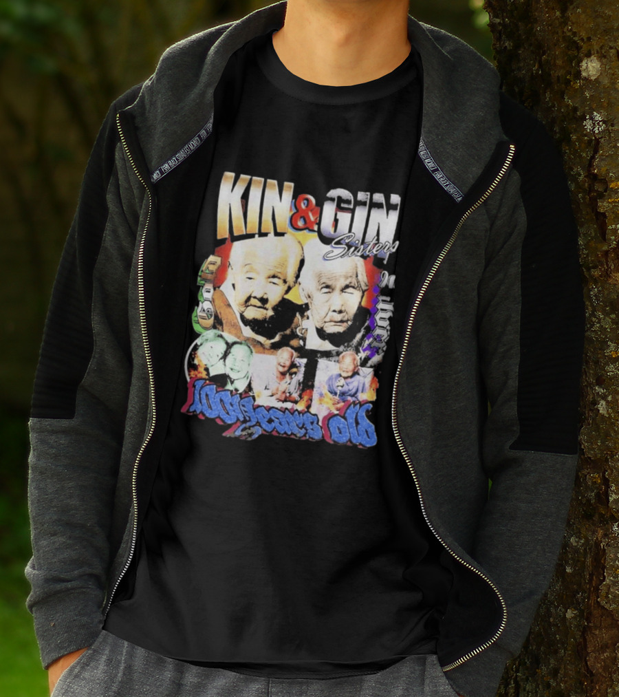 KIN & GIN Sisters 1008 Years Old 90 Logic T-Shirt