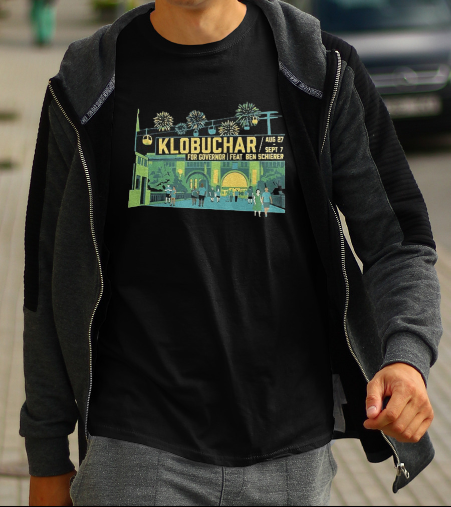 Klobuchar For Governor State Fair Aug 27 Sept 7 Feat Ben Schierer T-Shirt