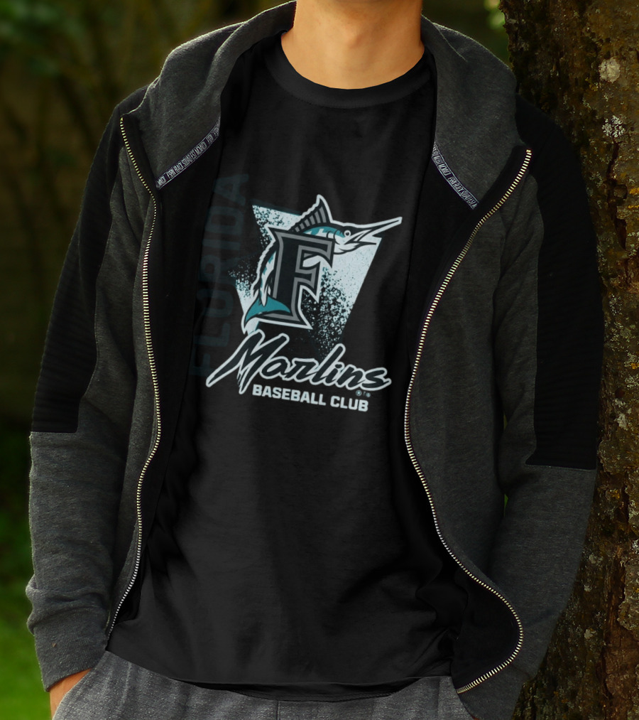 Florida Marlins Baseball Club Classic F Marlin T-Shirt