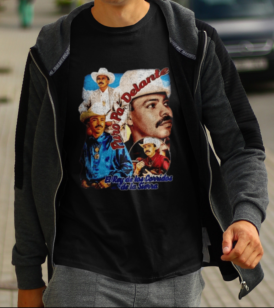 Puro Pa' Delante El Rey De Los Corridos De La Sierra Chalino Sanchez T-Shirt