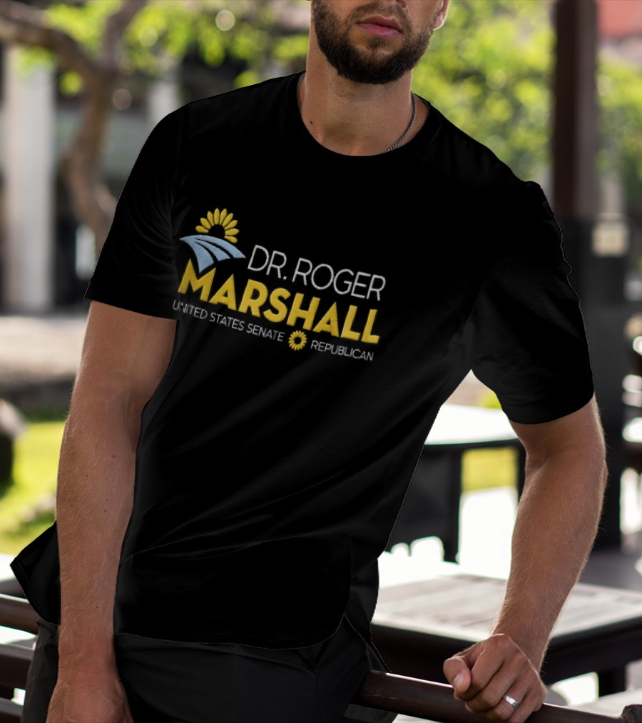 Dr Roger Marshall Sunflower United States Senate Republican T-Shirt