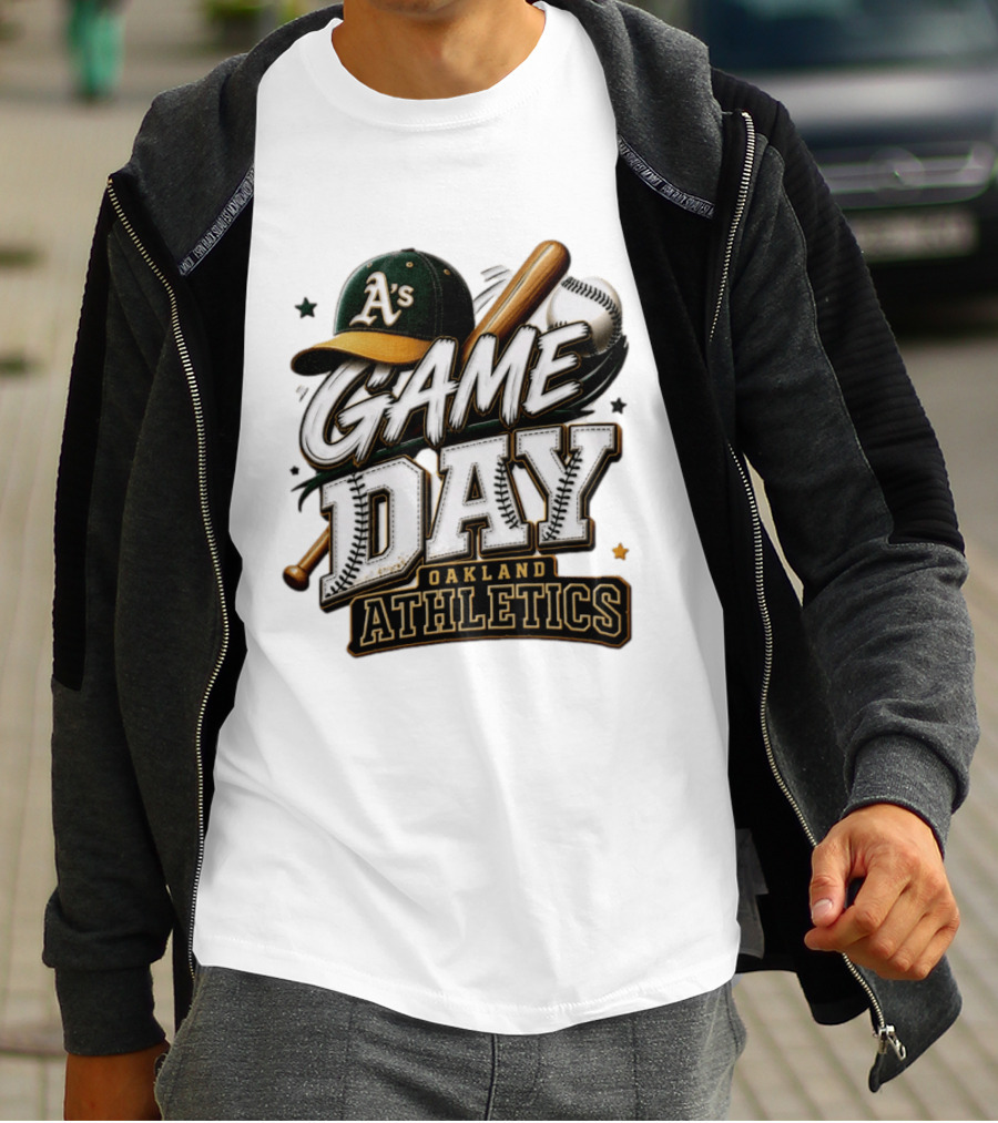 Oakland Athletics MLB Game Day A's Baseball 2026 T-Shirt