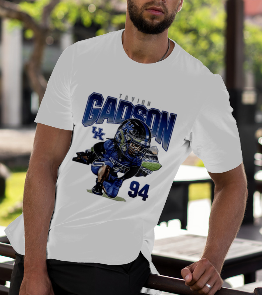 Tavion Gadson Kentucky Wildcats Football 94 UK T-Shirt