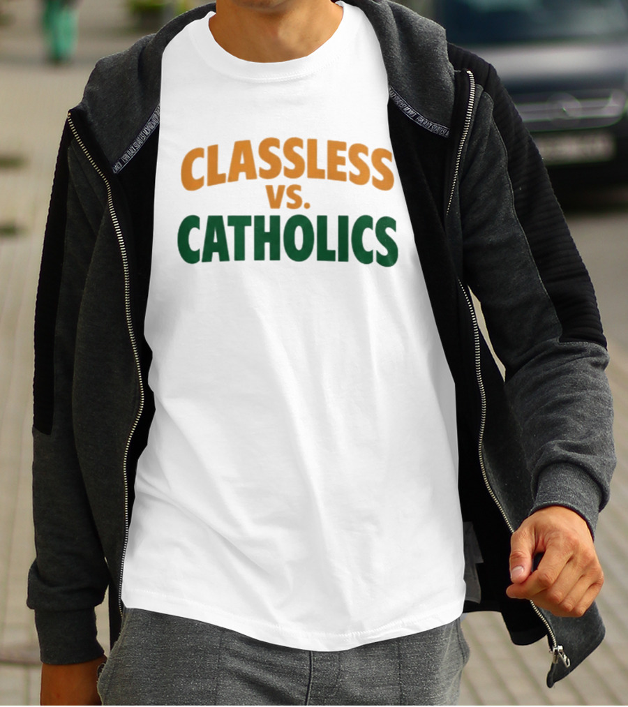 Tennessee Fans Classless Vs Catholics Rivalry T-Shirt