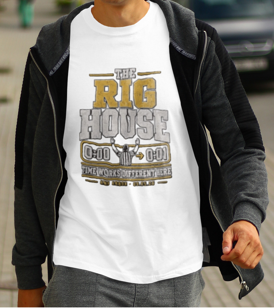 The Big House 0 00 To 0 01 Time Works Different Here Ann Arbor 09 05 26 T-Shirt