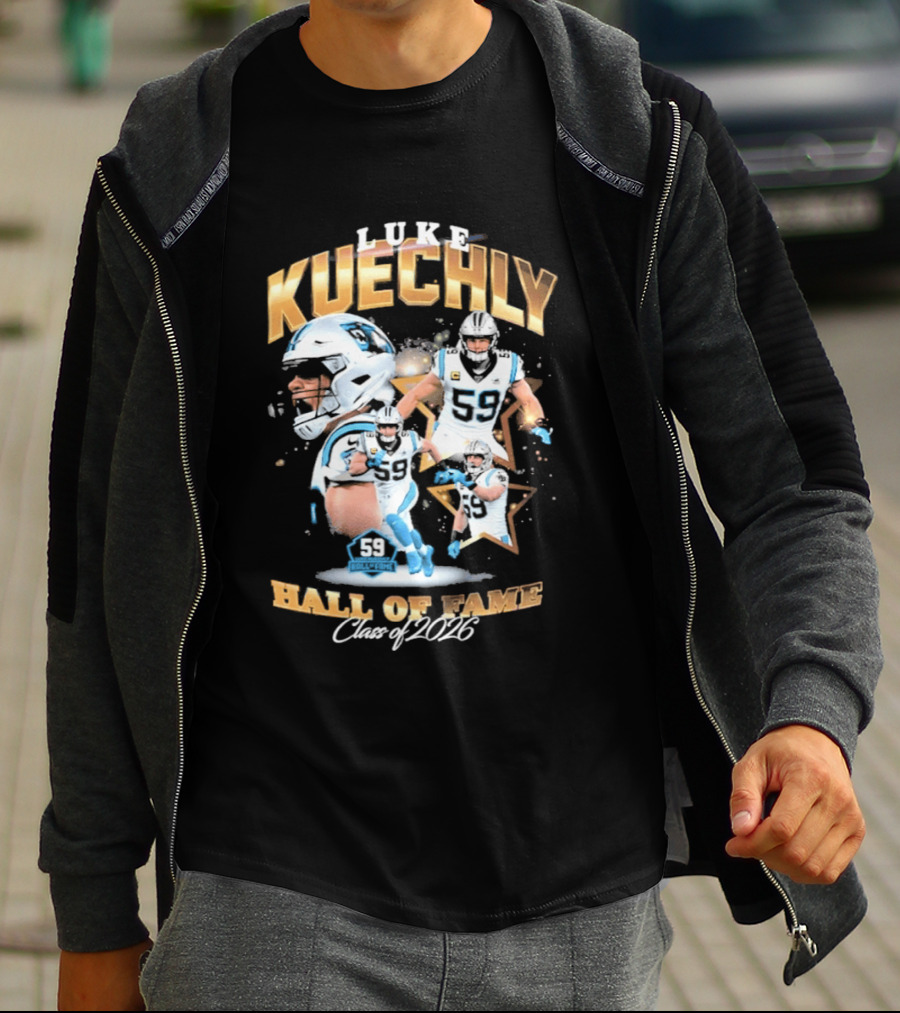 Luke Kuechly Panthers Hall Of Fame Class Of 2026 T-Shirt