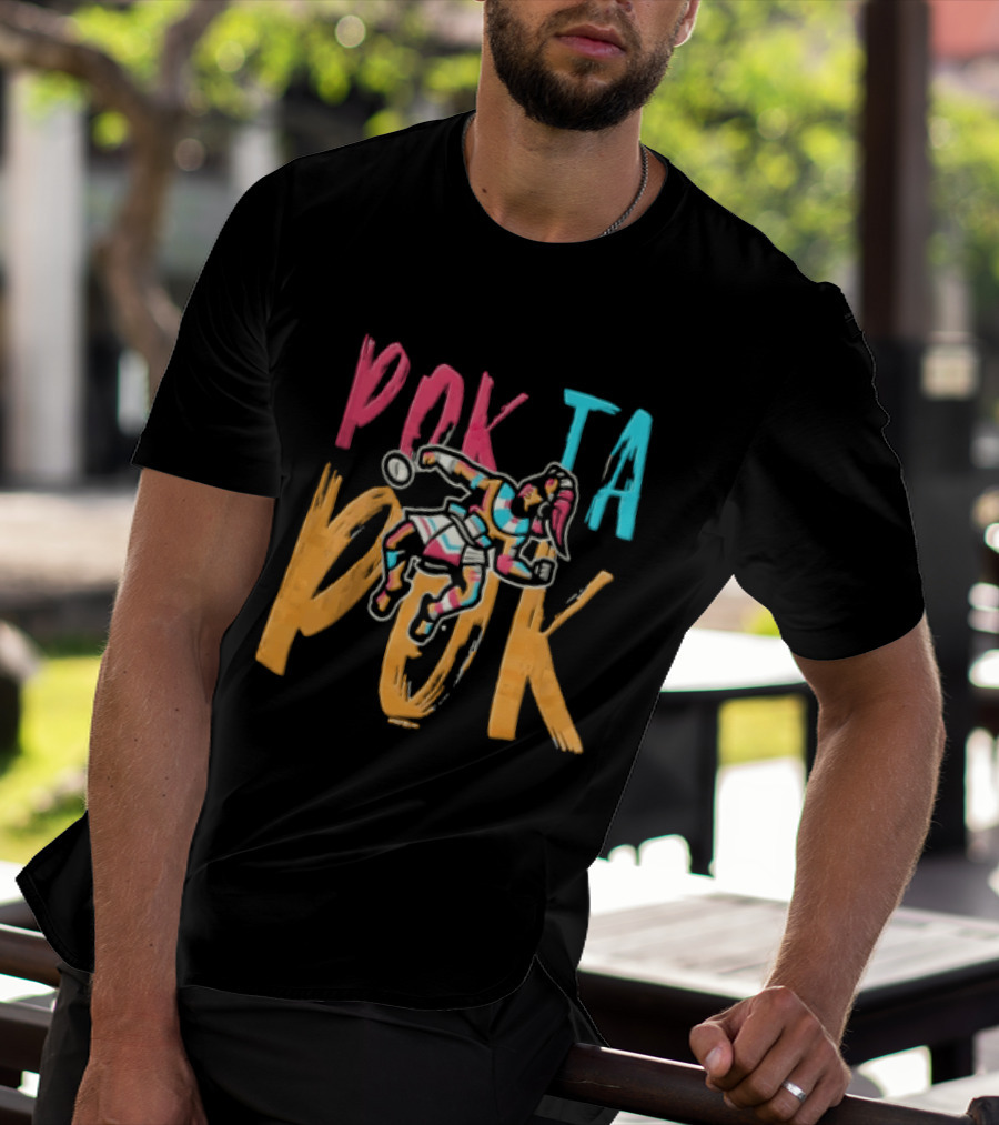 Pok Ta Pok Copa Pensacola Pensacola Blue Wahoos MiLB Baseball Playful Athletic T-Shirt