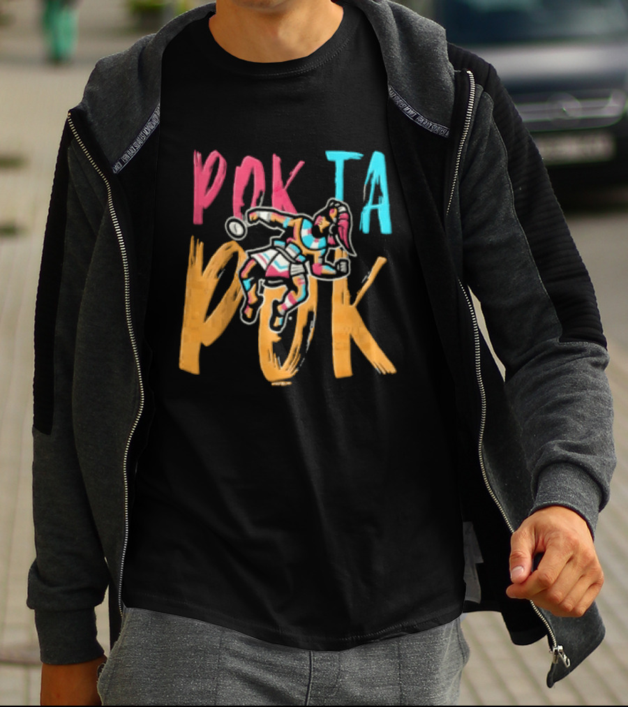 Pok Ta Pok Copa Pensacola Pensacola Blue Wahoos MiLB Baseball Playful Athletic T-Shirt