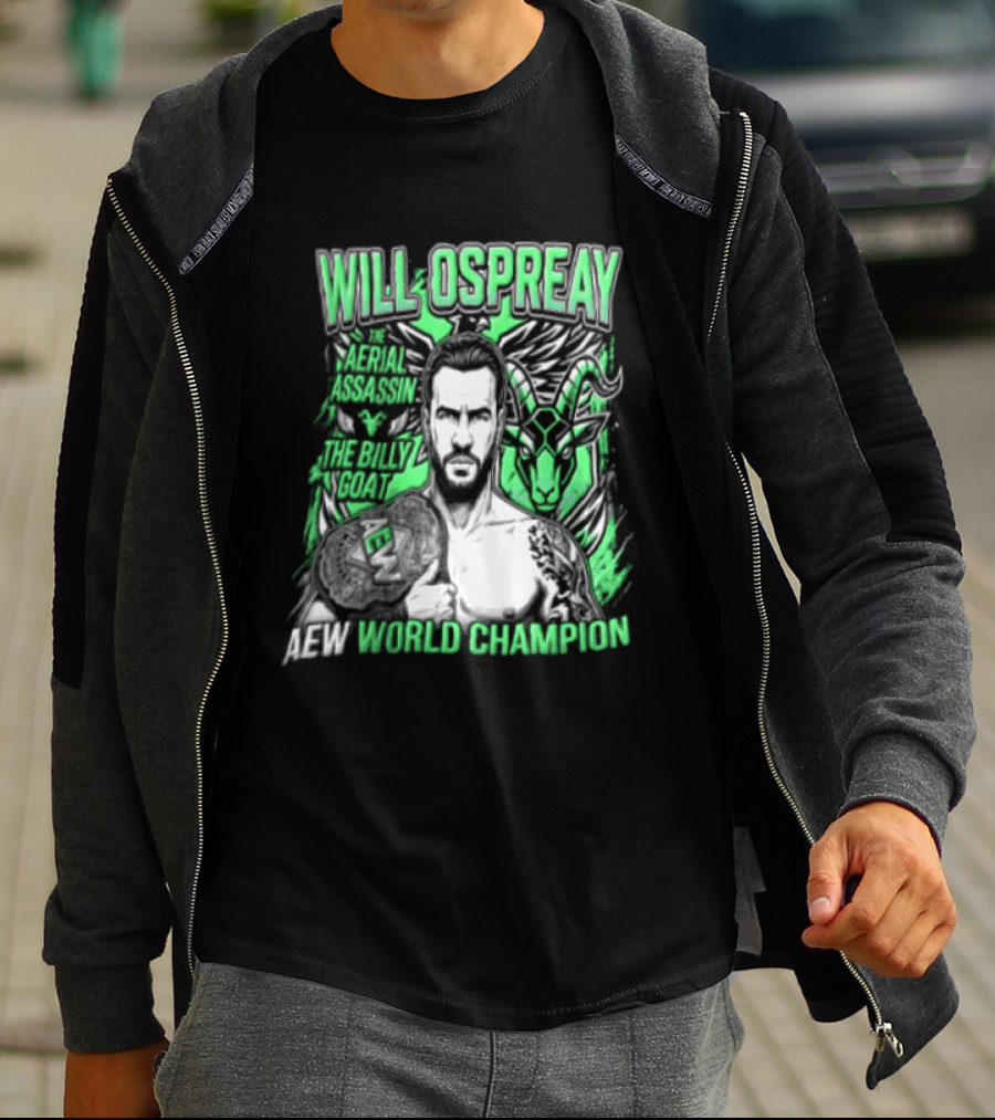 Will Ospreay Aerial Assassin Billy Goat World Champion T-Shirt