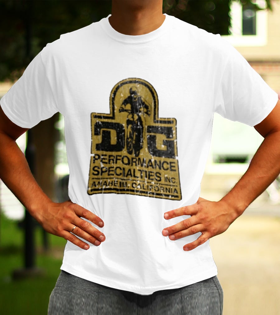 Dg Bmx 1974 Performance Specialties Inc Anaheim California T-Shirt