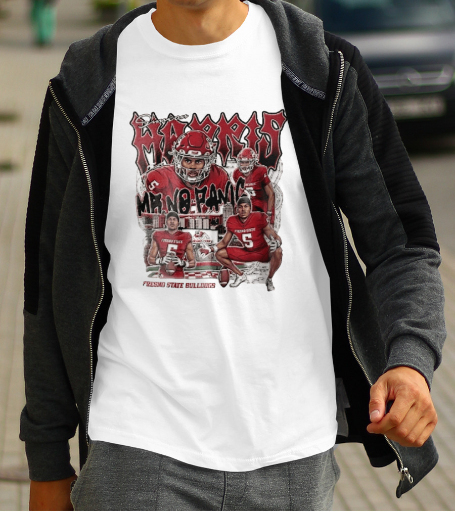 Simeon Harris Mr No Panic Fresno State Bulldogs Football Player Collage T-Shirt