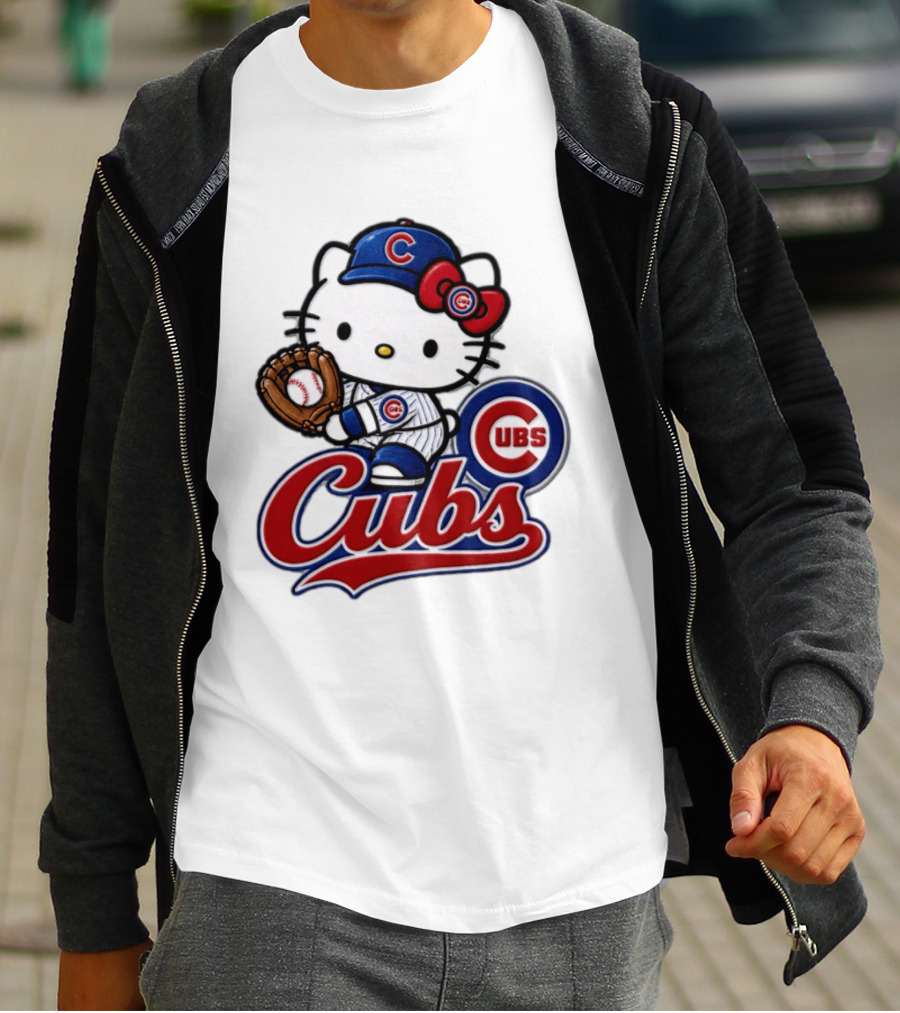 Hello Kitty Cubs 2026 MLB Baseball Chicago T-Shirt