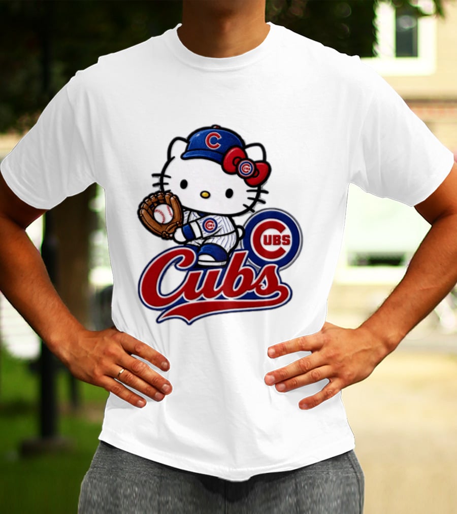Hello Kitty Cubs 2026 MLB Baseball Chicago T-Shirt