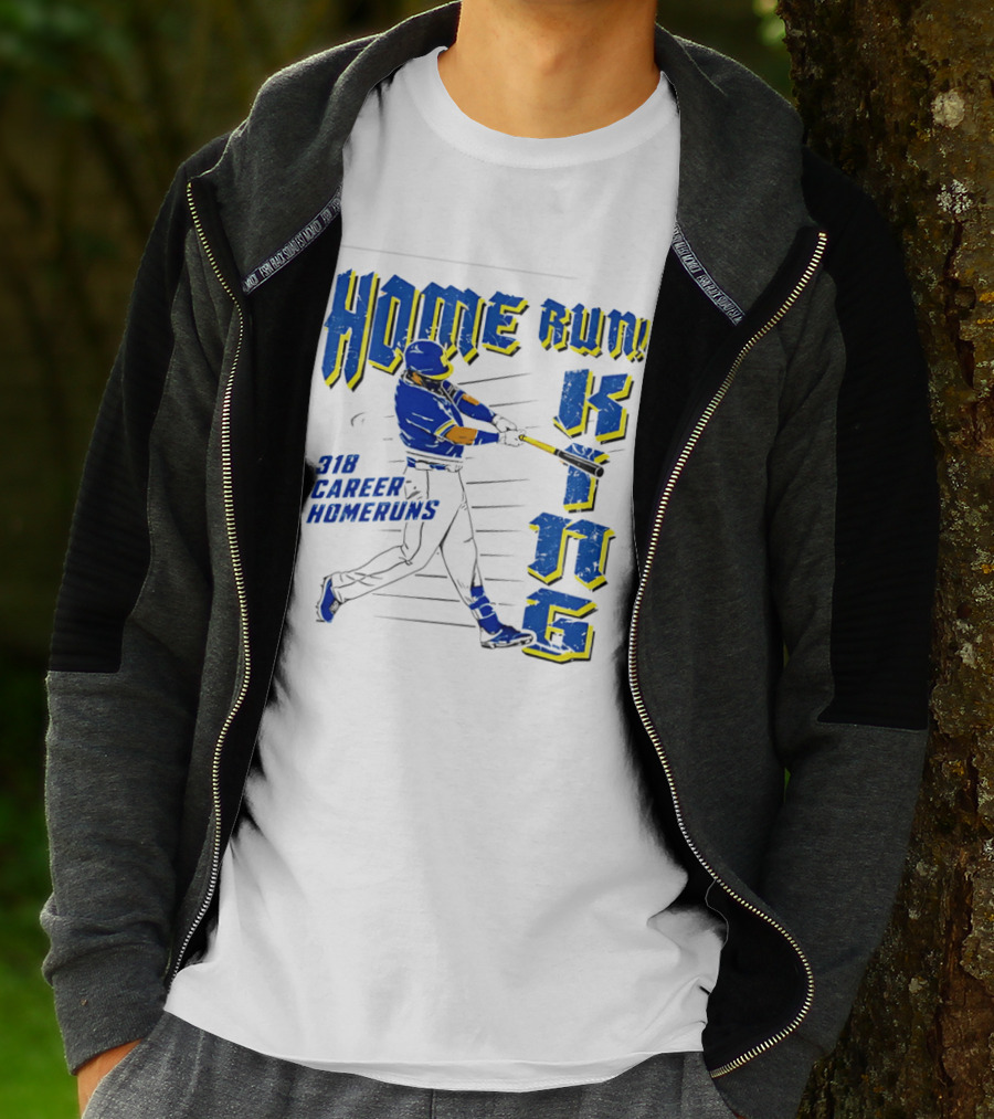 Home Run King 318 Career Homeruns Baseball Player T-Shirt