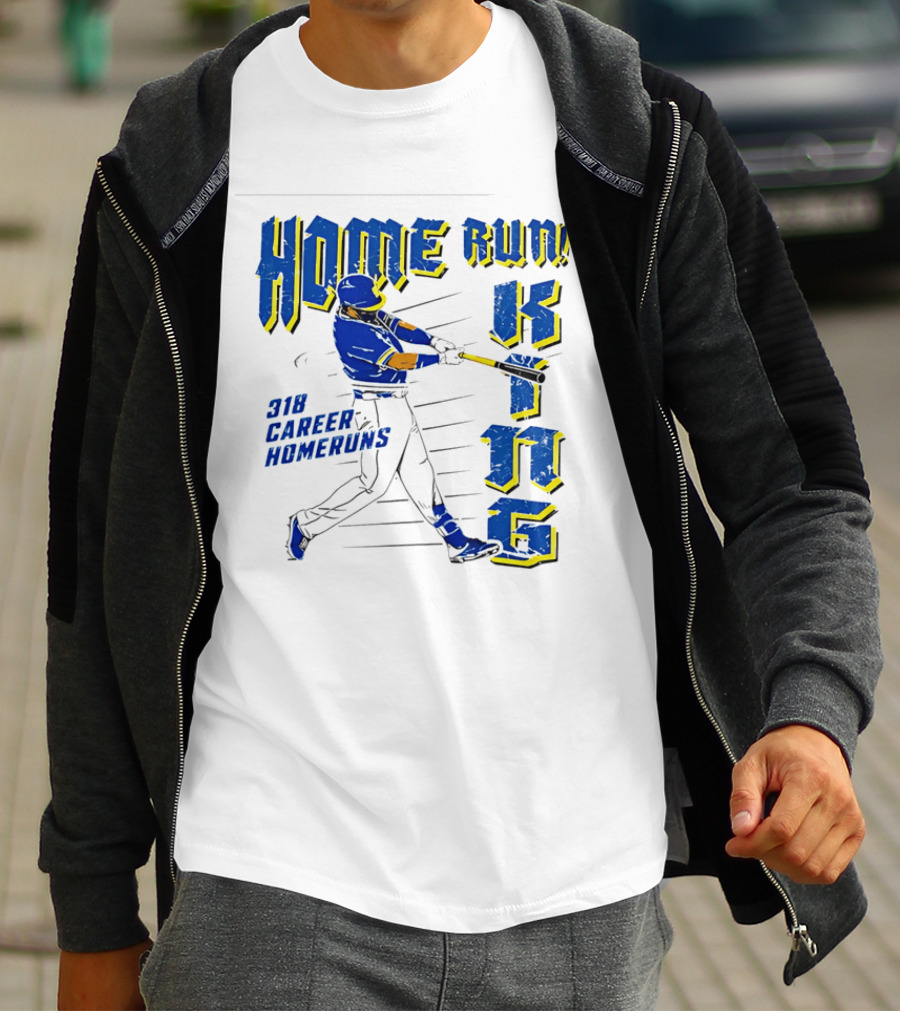 Home Run King 318 Career Homeruns Baseball Player T-Shirt