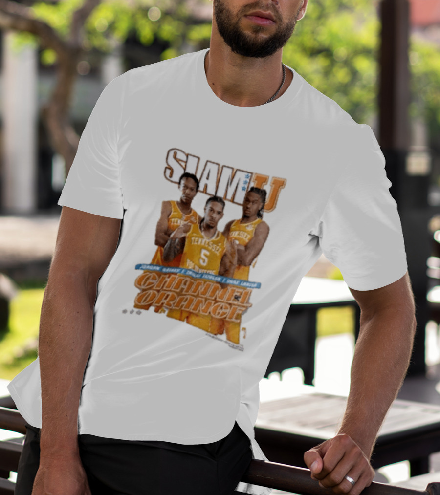 Slam University Tennessee Channel Orange Jordan Gainey Zakai Zeigler Chaz Lanier T-Shirt