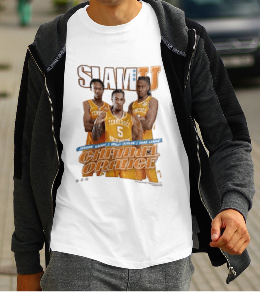 Slam University Tennessee Channel Orange Jordan Gainey Zakai Zeigler Chaz Lanier T-Shirt