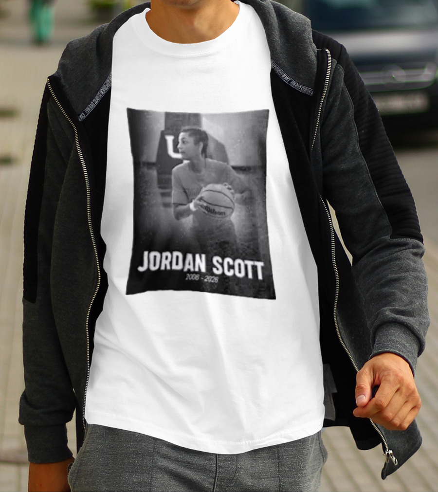 Jordan Scott Basketball Tribute 2006 2026 RIP Memories T-Shirt