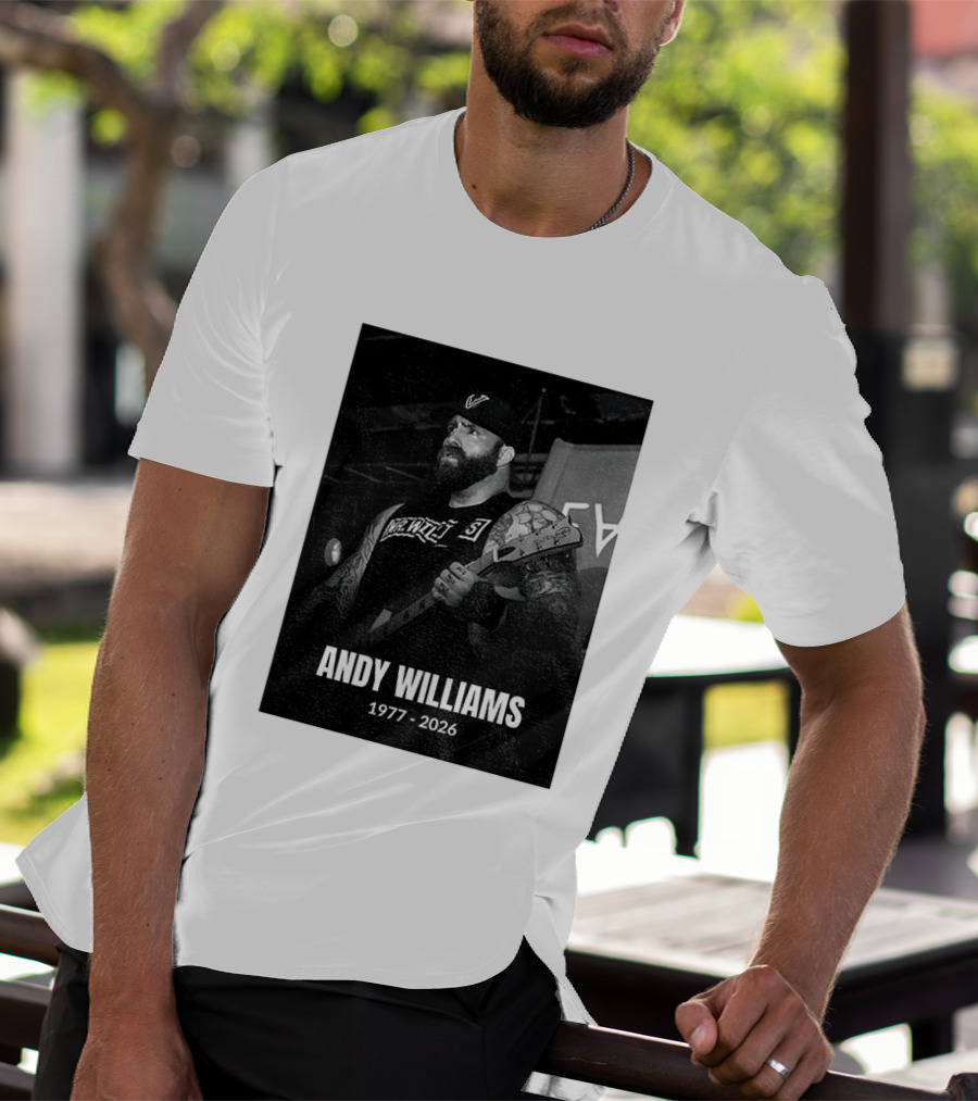 Andy Williams 1977 2026 Every Time I Die T-Shirt
