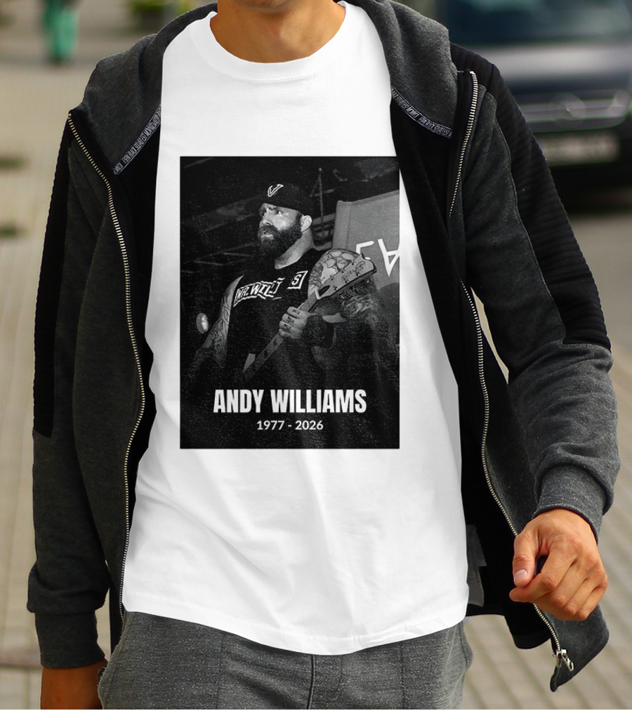 Andy Williams 1977 2026 Every Time I Die T-Shirt