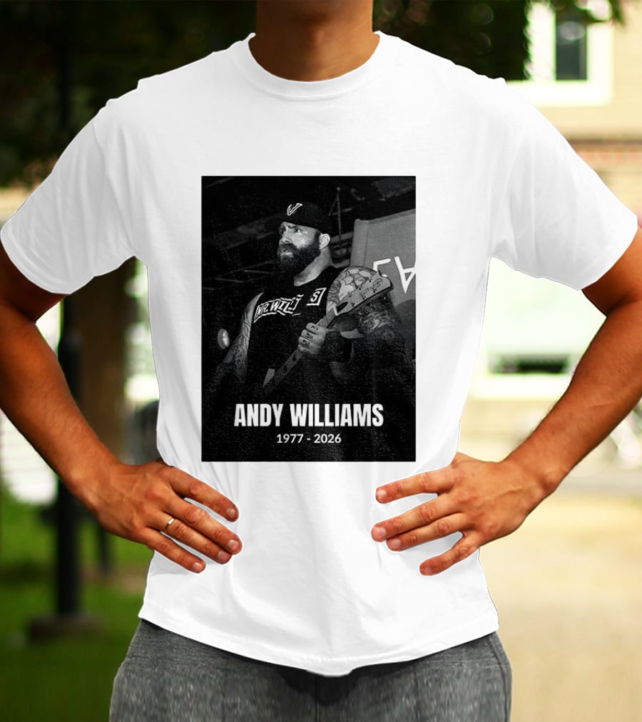 Andy Williams 1977 2026 Every Time I Die T-Shirt