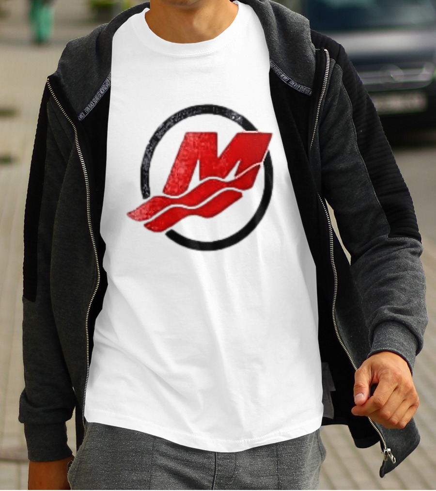 Motorsport Oversized Red M With Wave Racing T-Shirt