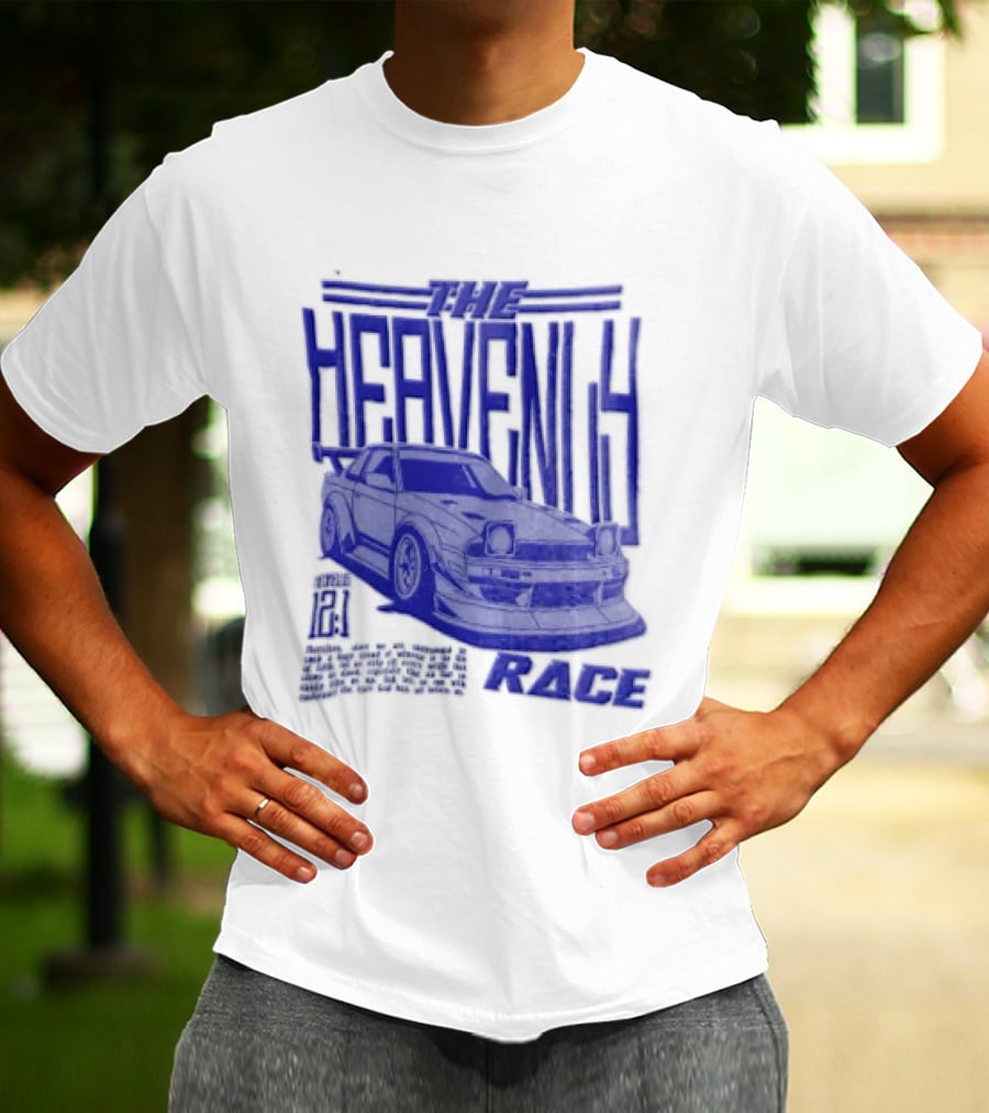 Toyota Corolla AE86 Sports Car Hebrews 12 1 Christian The Heavenly Race T-Shirt