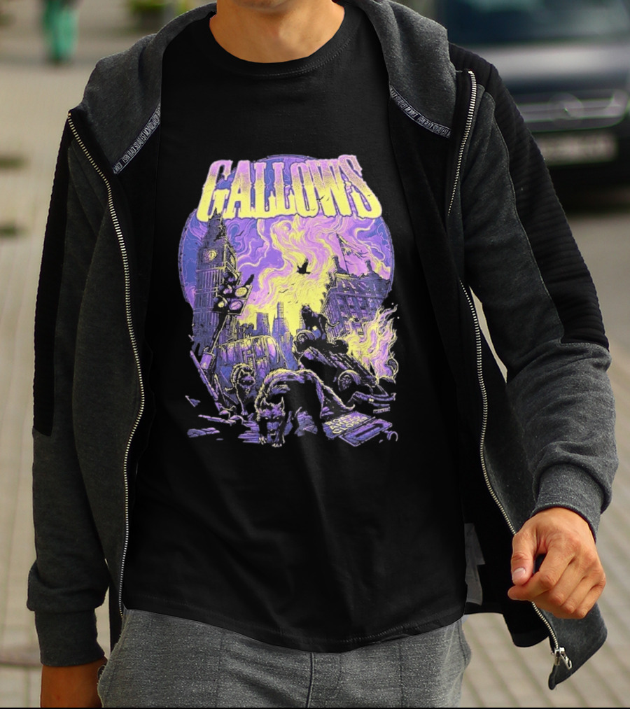 Gallows Orchestra Of Wolves Big Ben Chaos By Dan Mumford T-Shirt