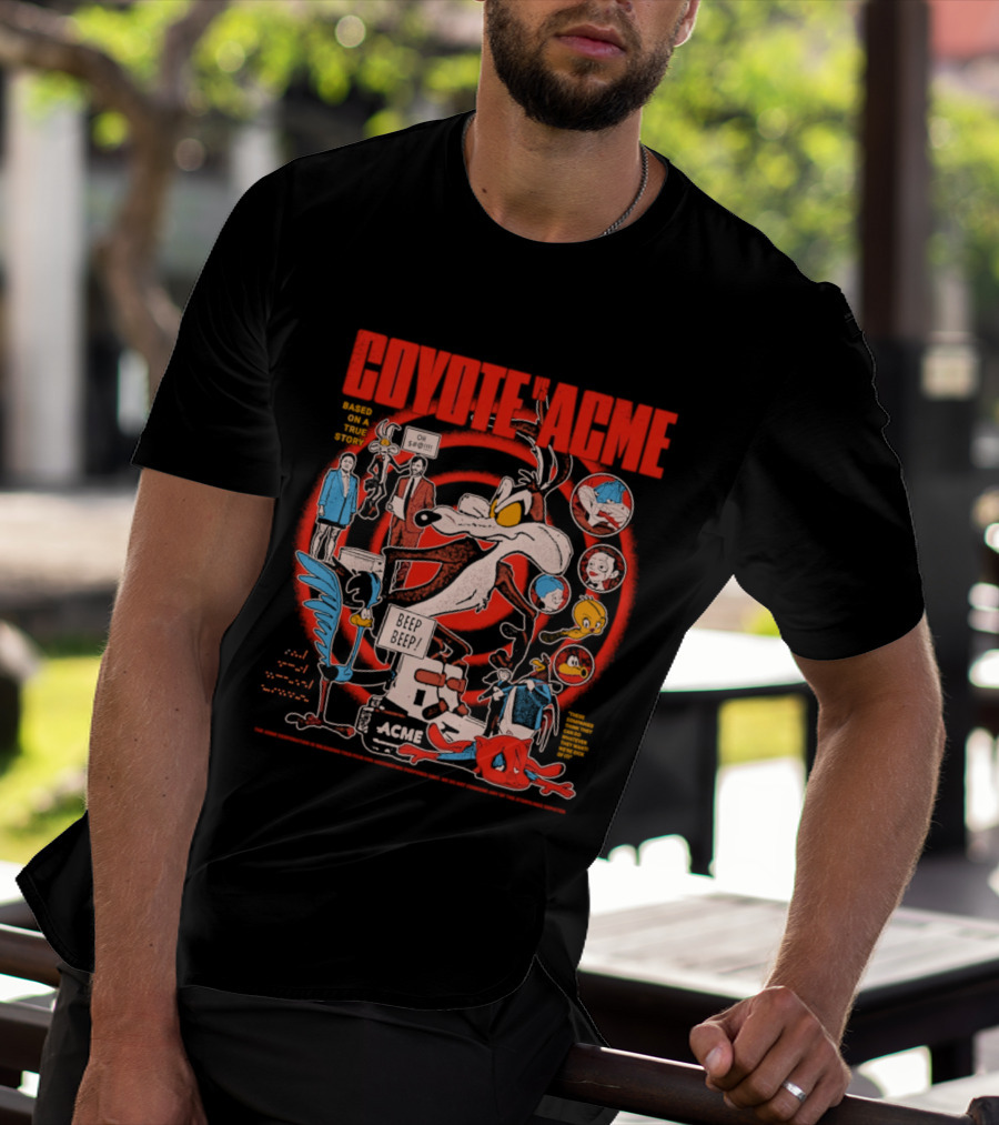 Coyote Vs Acme Based On A True Story Warner Bros Animation T-Shirt