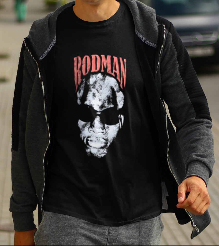 Rodman Glasses Chicago Bulls Basketball T-Shirt