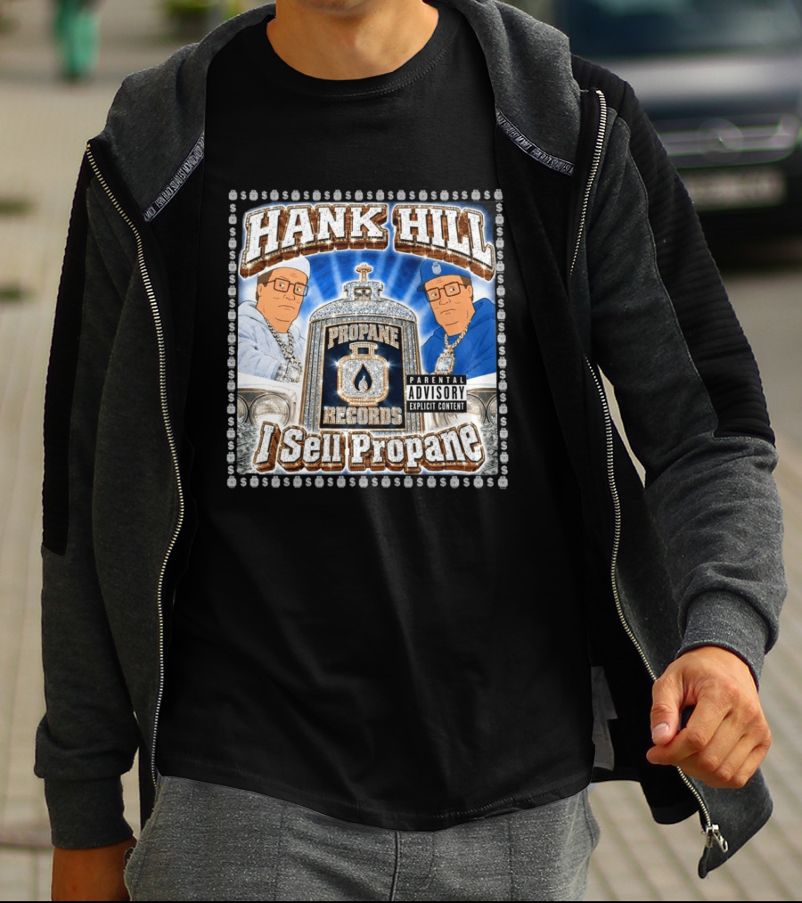 Hank Hill Propane Records I Sell Propane T-Shirt