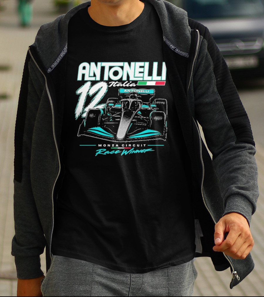 Antonelli Italia 12 Monza Circuit Race Winner T-Shirt