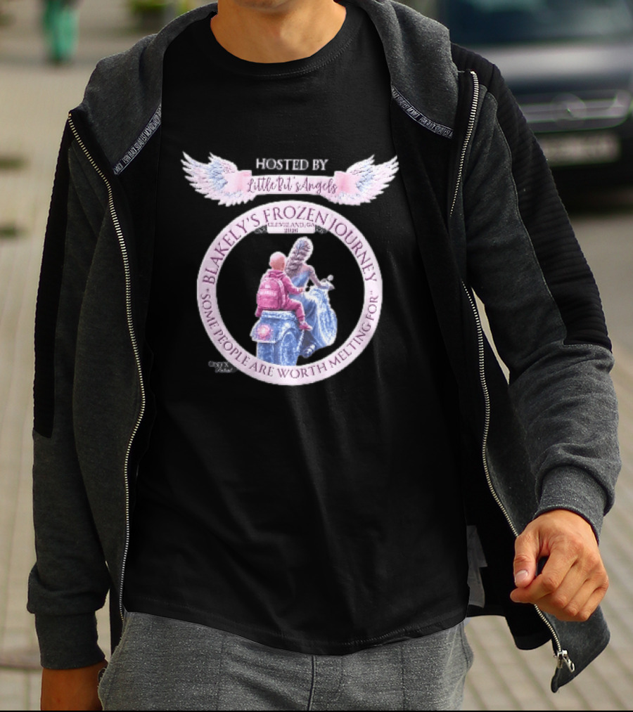 Little Bit's Angels Blakely's Frozen Journey Cleveland GA 2026 Some People Are Worth Melting For T-Shirt