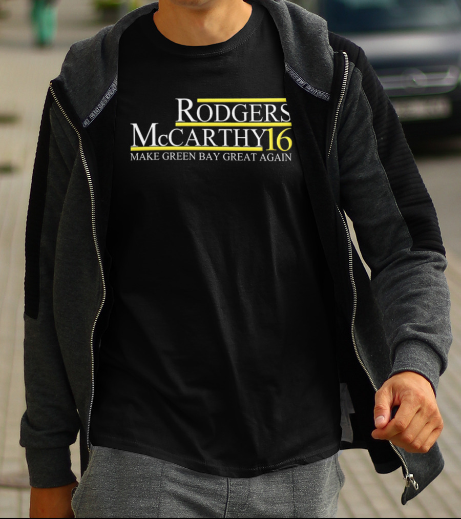 Rodgers McCarthy 16 Make Green Bay Great Again T-Shirt