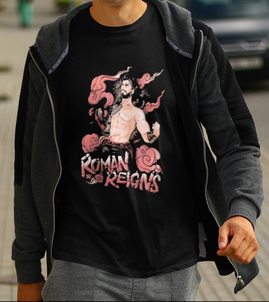 Roman Reigns WWE Anime T-Shirt
