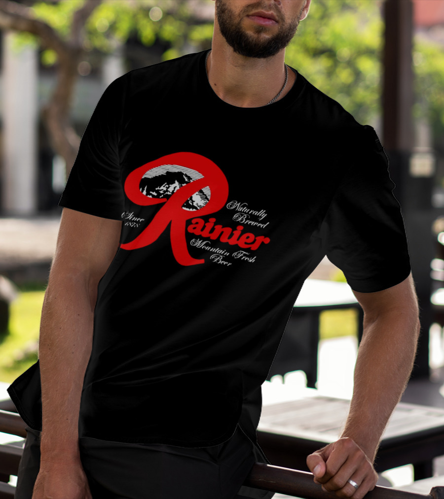 Since 1878 Rainier Naturally Brewed Mountain Fresh Beer T-Shirt