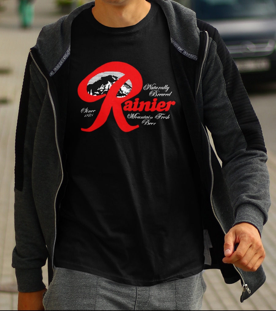 Since 1878 Rainier Naturally Brewed Mountain Fresh Beer T-Shirt