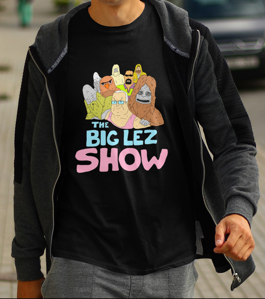 The Big Lez Show Characters Animation Cast Compilation T-Shirt