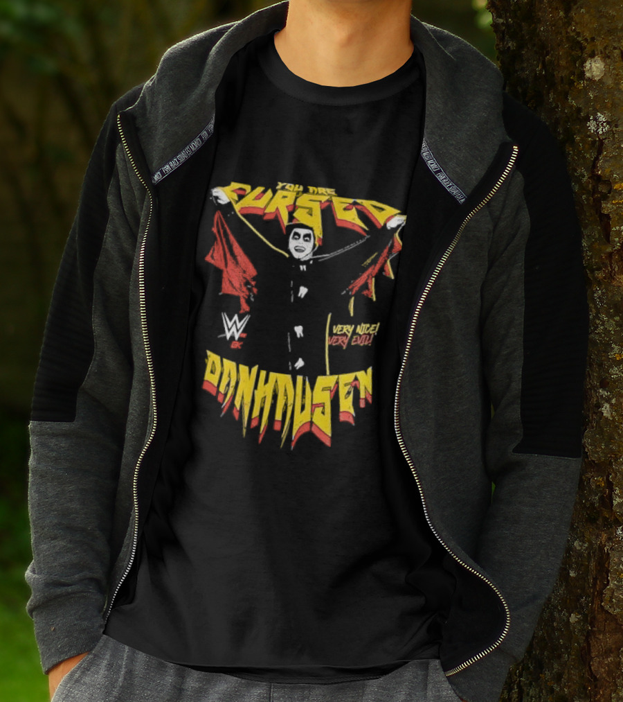 Cursed Very Nice Very Evil WWE Danhausen T-Shirt