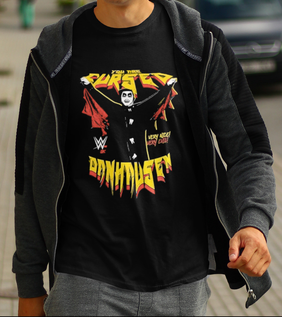 Cursed Very Nice Very Evil WWE Danhausen T-Shirt