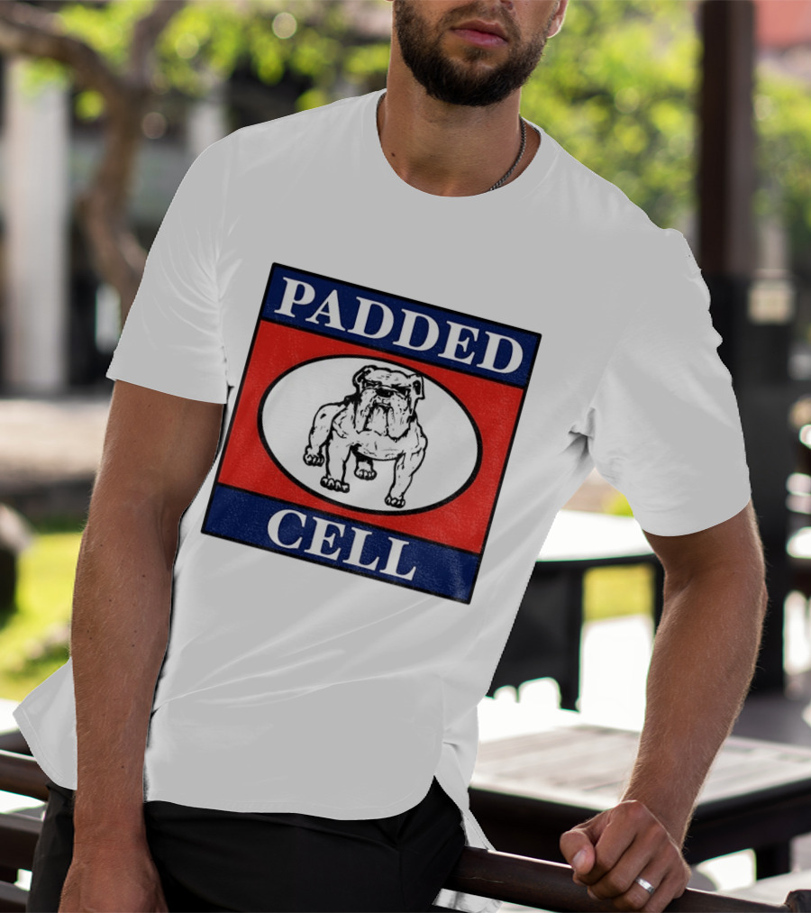 Punk Rock Padded Cell Bulldog Oval T-Shirt