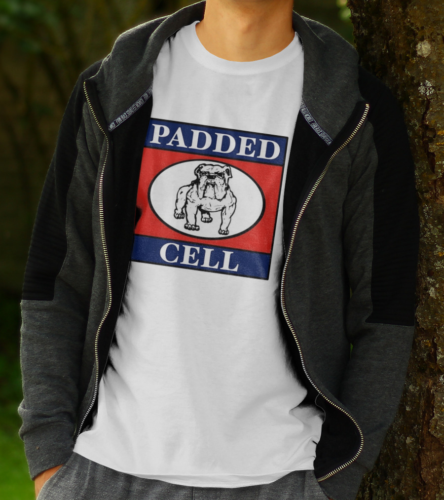 Punk Rock Padded Cell Bulldog Oval T-Shirt