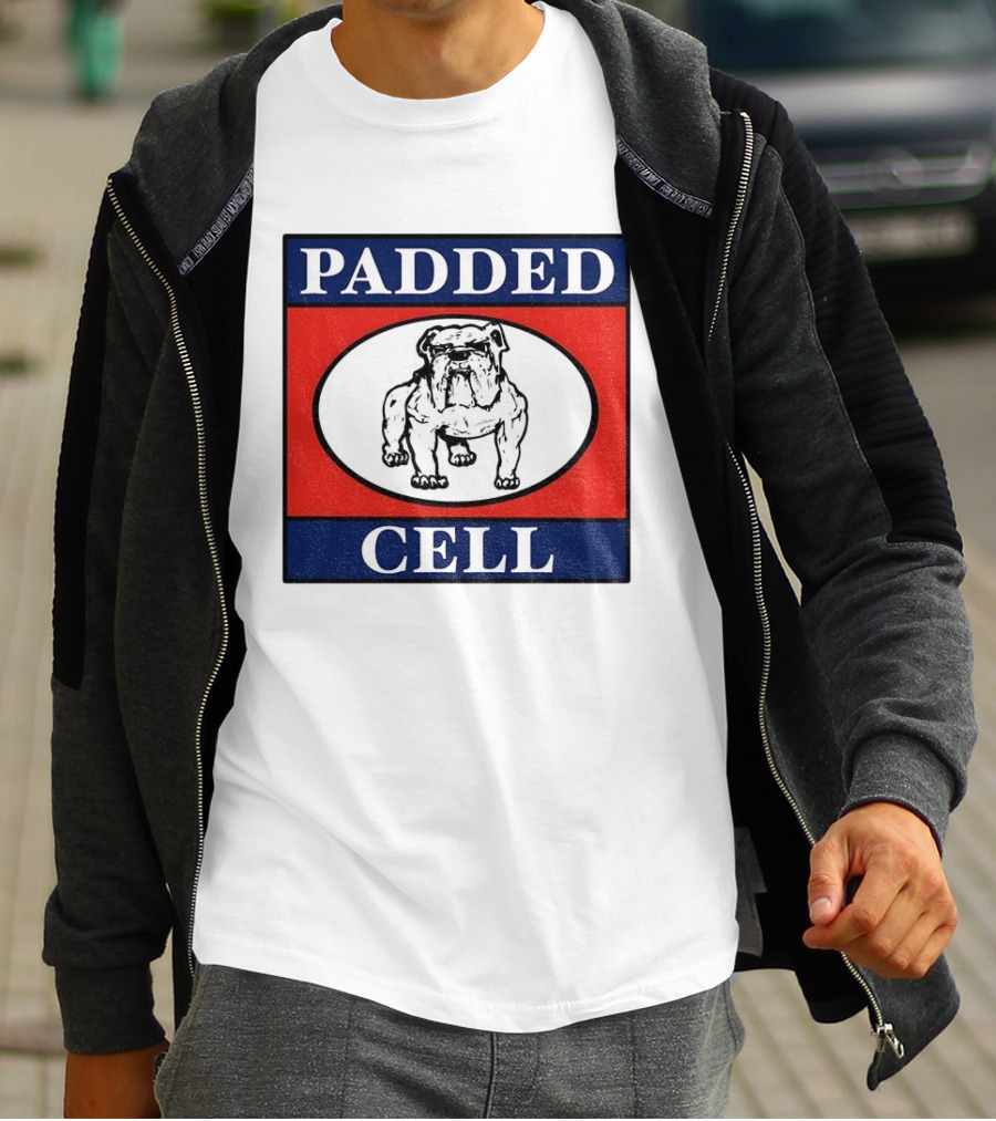 Punk Rock Padded Cell Bulldog Oval T-Shirt